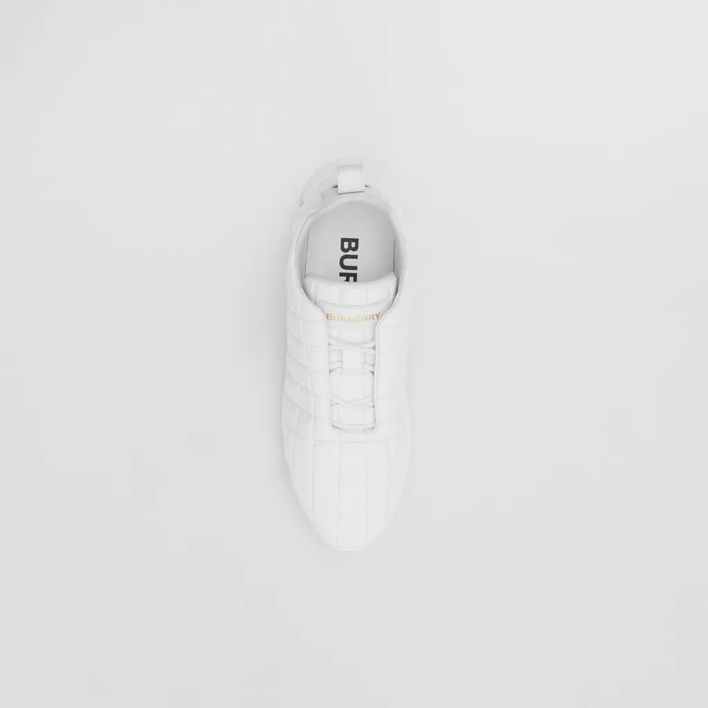 Burberry Quilted Leather Classic Sneakers White