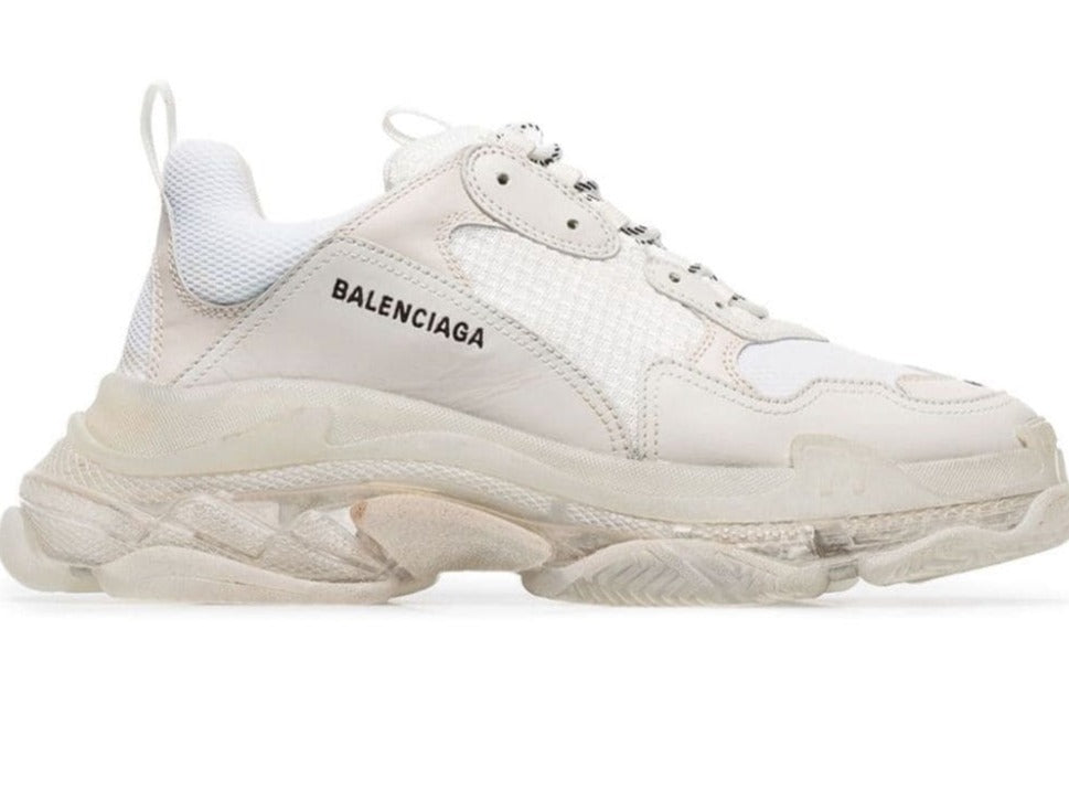 Balenciaga Triple S - Clear Sole White