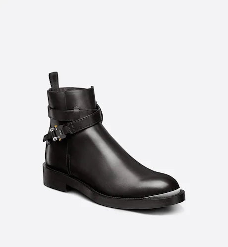 Dior DIOR EVIDENCE ANKLE BOOT Black Smooth Calfskin
