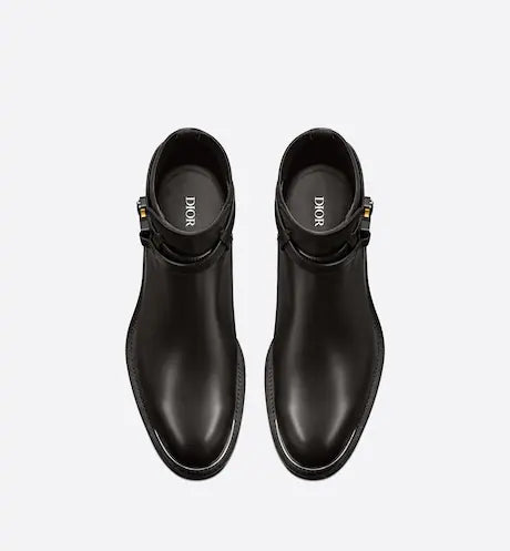 Dior DIOR EVIDENCE ANKLE BOOT Black Smooth Calfskin