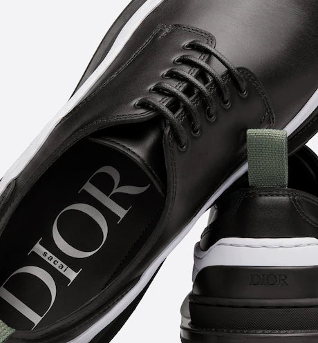 Dior DIOR AND SACAI CHELSEA BOOT Black Smooth Calfskin
