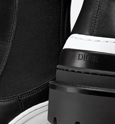 Dior DIOR AND SACAI CHELSEA BOOT Black Smooth Calfskin