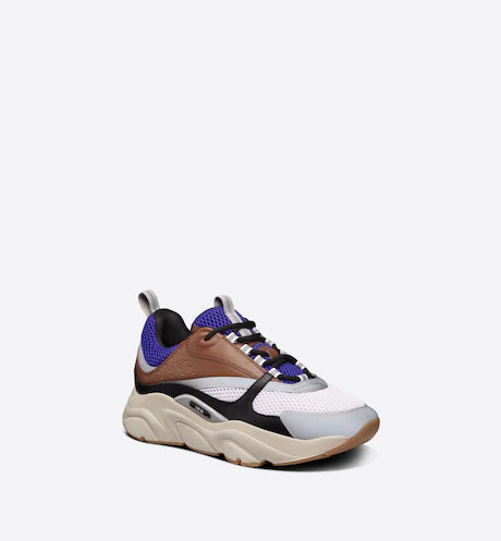Dior B22 Violet and Cream Technical Mesh with Coffee and Black