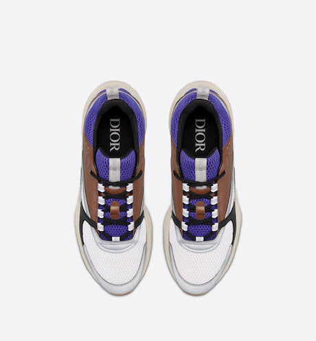 Dior B22 Violet and Cream Technical Mesh with Coffee and Black