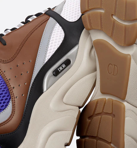 Dior B22 Violet and Cream Technical Mesh with Coffee and Black