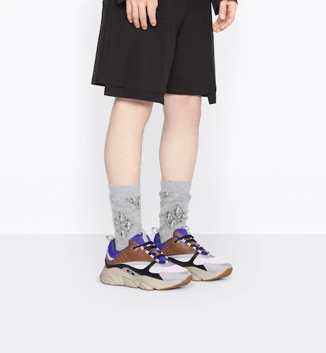 Dior B22 Violet and Cream Technical Mesh with Coffee and Black