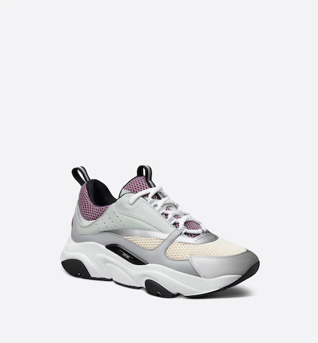Dior B22 Cream and Lavender Technical Mesh with Light Green and Gray