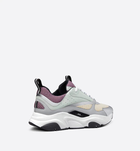 Dior B22 Cream and Lavender Technical Mesh with Light Green and Gray