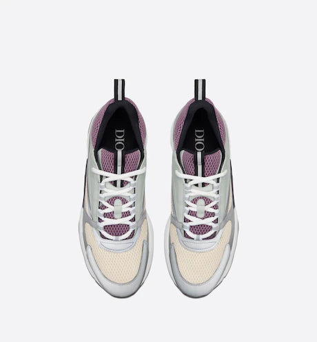 Dior B22 Cream and Lavender Technical Mesh with Light Green and Gray