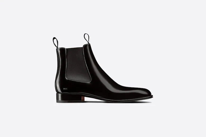 Dior DIOR TIMELESS CHELSEA BOOT Black Polished Calfskin