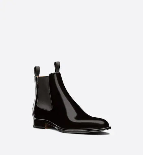 Dior DIOR TIMELESS CHELSEA BOOT Black Polished Calfskin