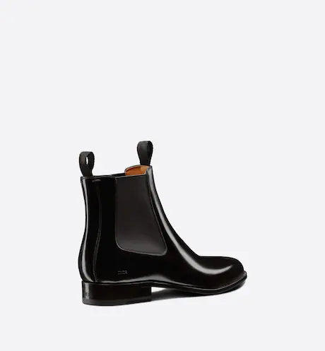 Dior DIOR TIMELESS CHELSEA BOOT Black Polished Calfskin