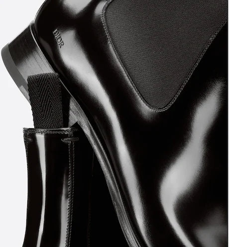 Dior DIOR TIMELESS CHELSEA BOOT Black Polished Calfskin