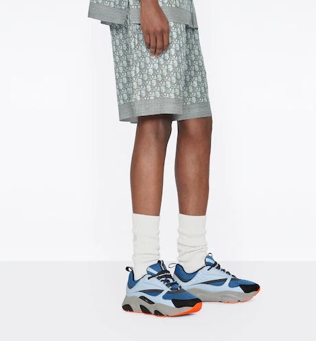 Dior B22 Blue Technical Mesh with Light Blue