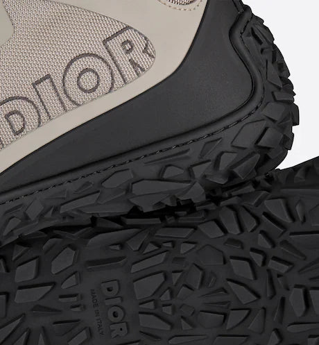 Dior DIORIZON HIKING BOOT Gray Technical Mesh and Black Rubber