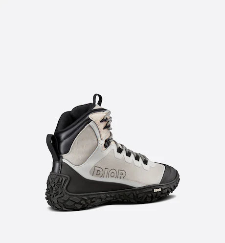Dior DIORIZON HIKING BOOT Gray Technical Mesh and Black Rubber
