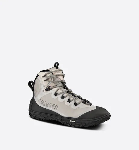 Dior DIORIZON HIKING BOOT Gray Technical Mesh and Black Rubber