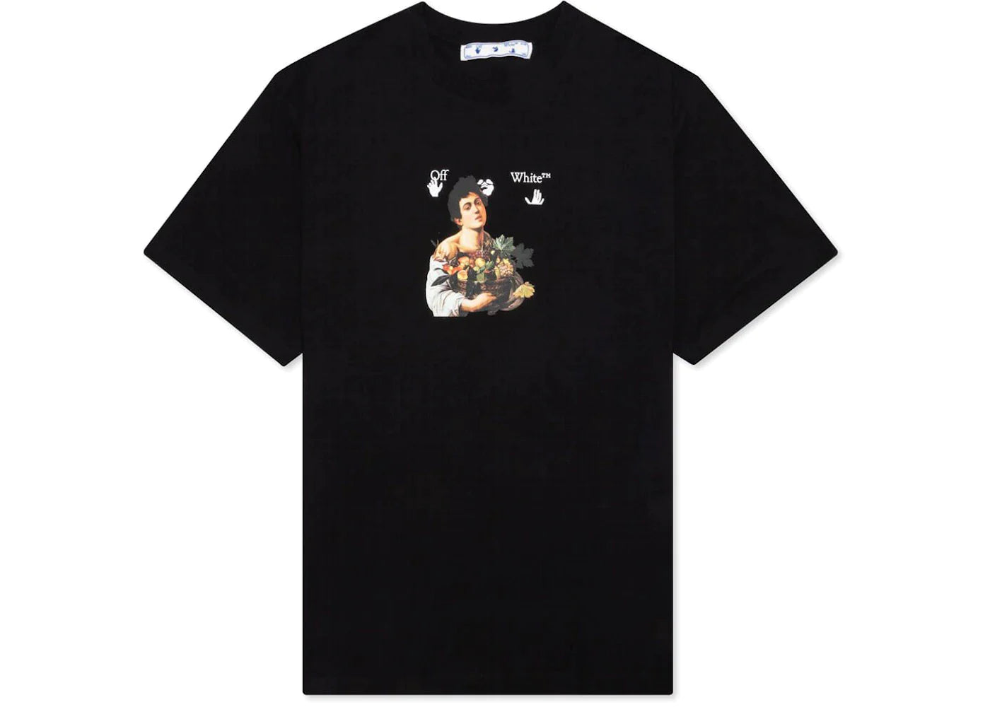 Off-White Oversized Caravaggio Boy T-shirt Black