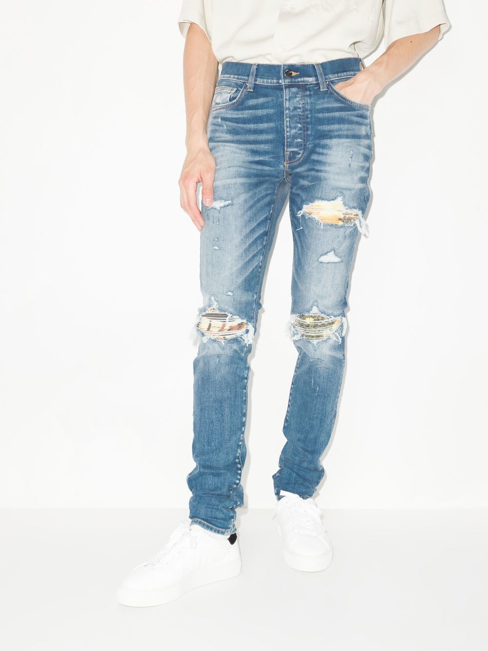 Amiri AMIRI Distressed-Effect Skinny Jeans