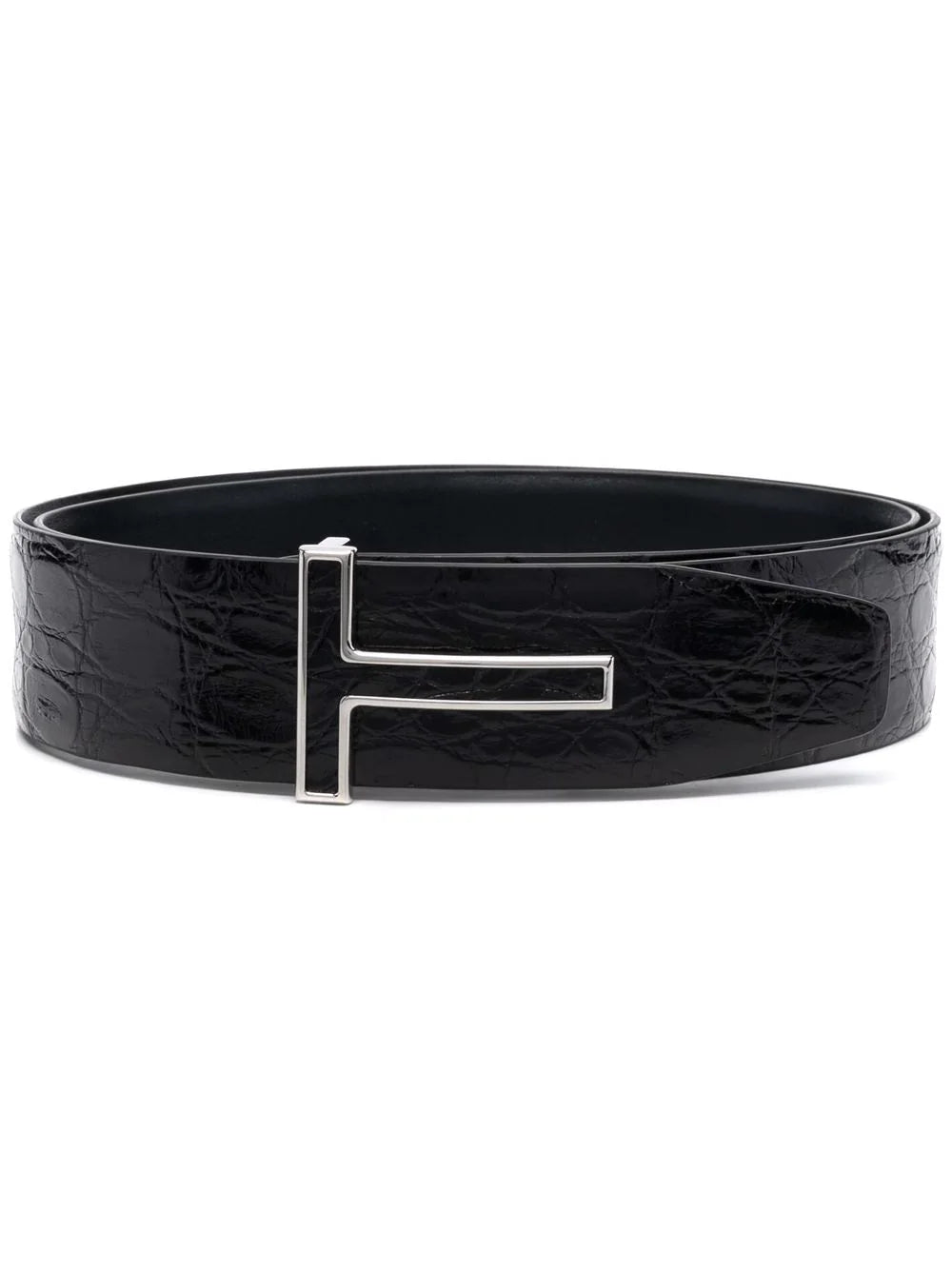Tom Ford Logo-Buckle Leather Belt