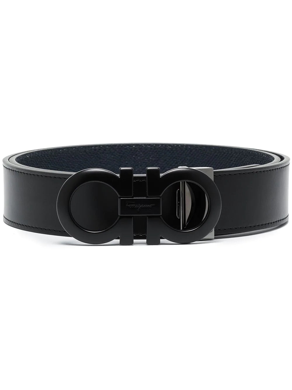 Salvatore Ferragamo Gancini Reversible Leather Belt