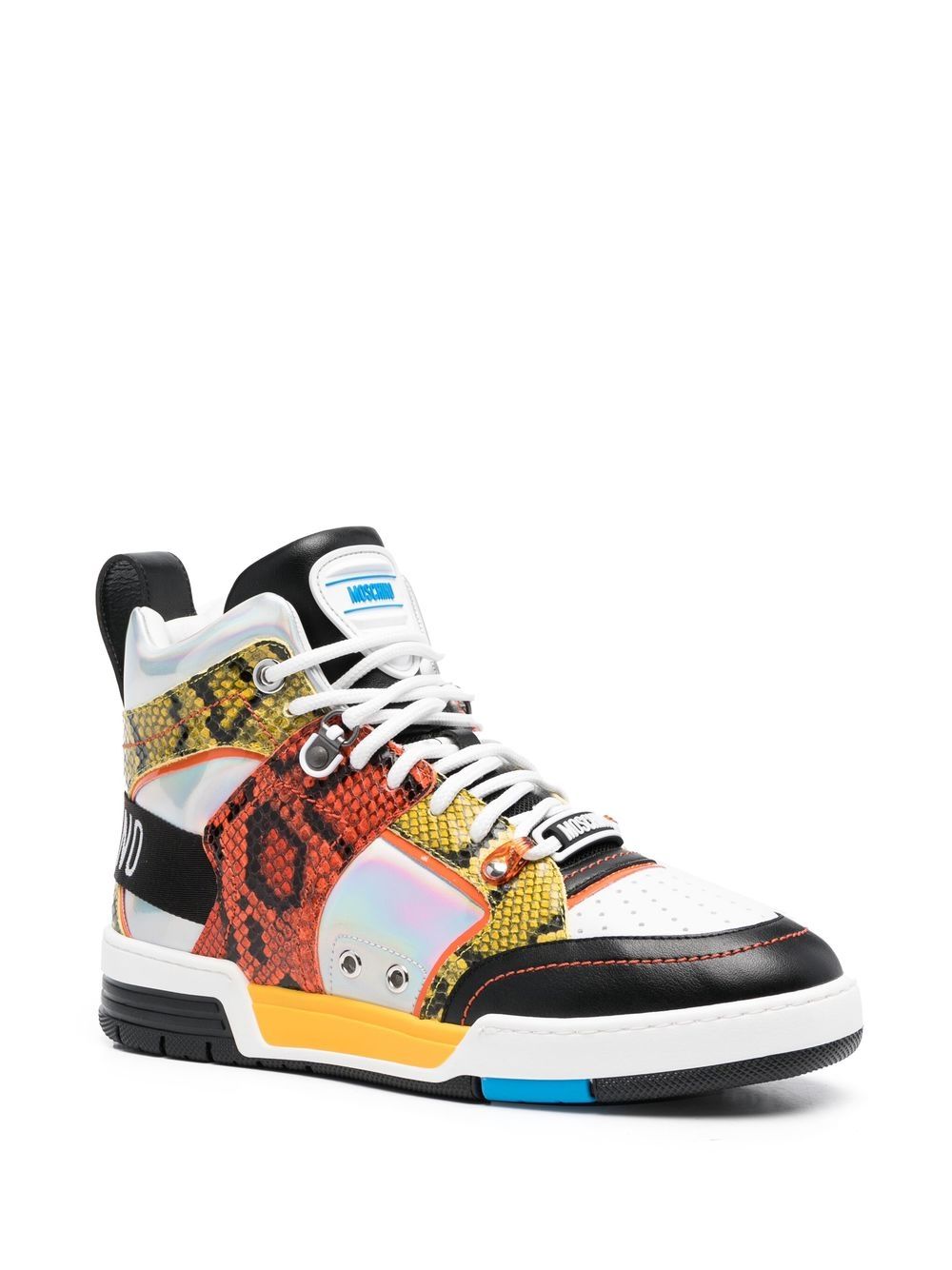 Moschino Moschino Snakeskin High-Top