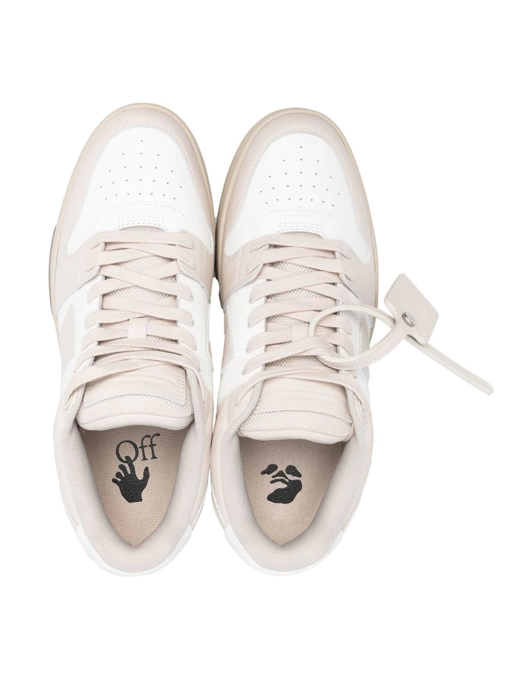 Off-White OFF-WHITE OOO Low Out Of Office White Beige