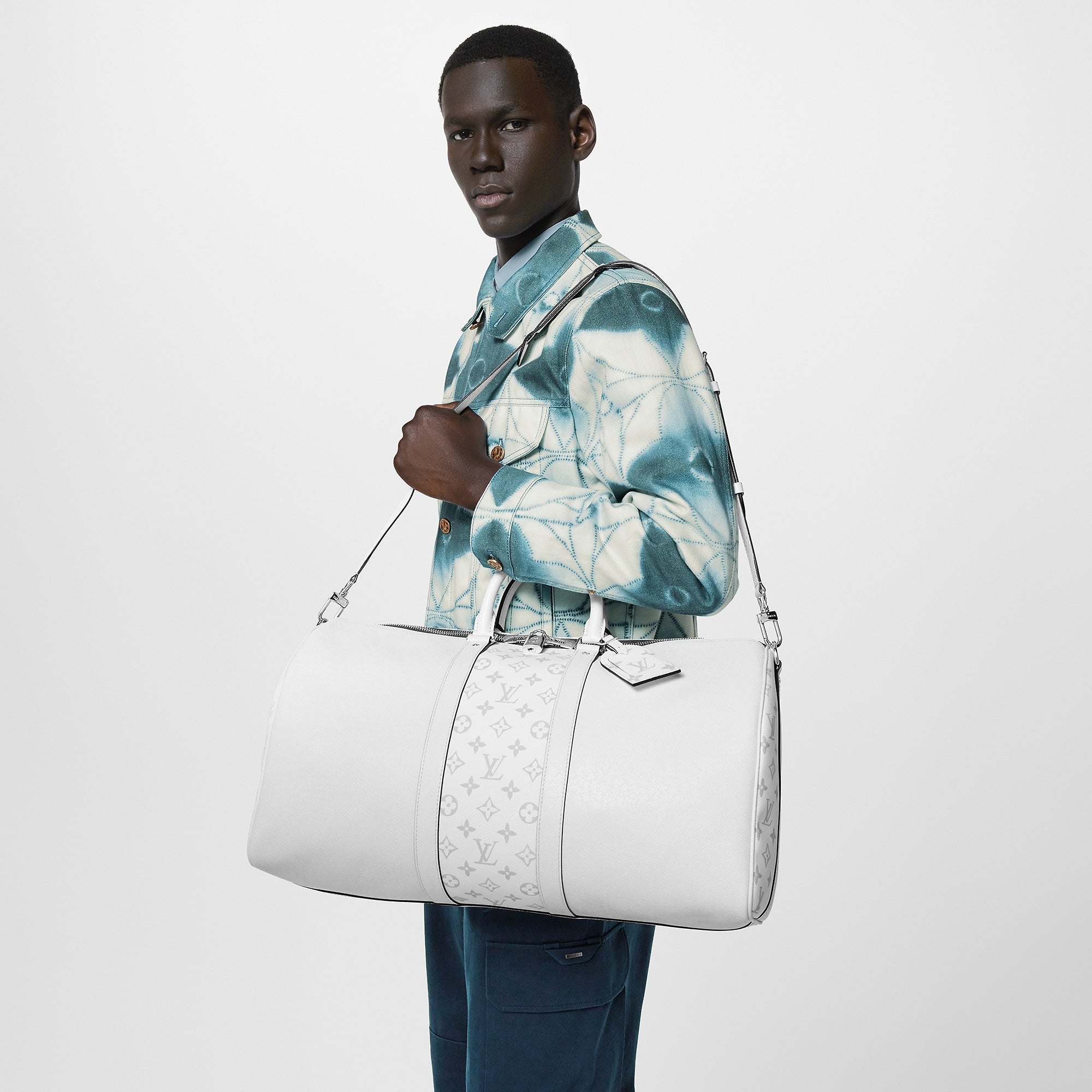 Keepall Bandoulière 50 Optic White