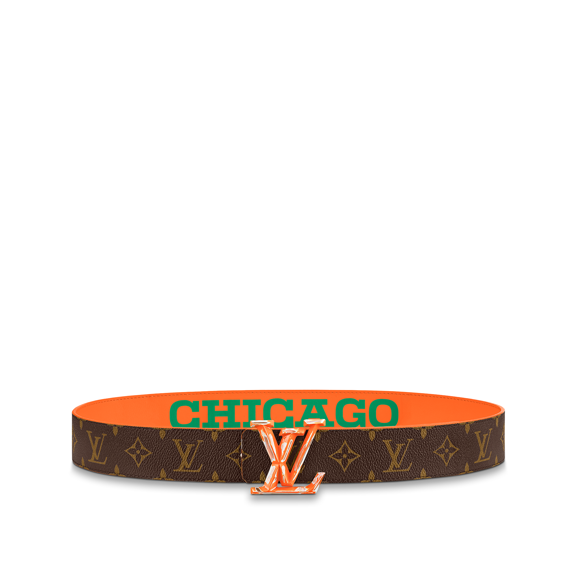 Lv Pyramide Cities Exclusive 40mm Reversible Belt Monogram Canvas