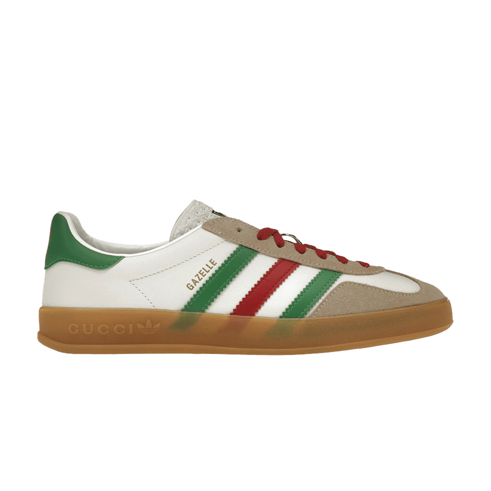Adidas x Gucci Gazelle 'White Green Red'