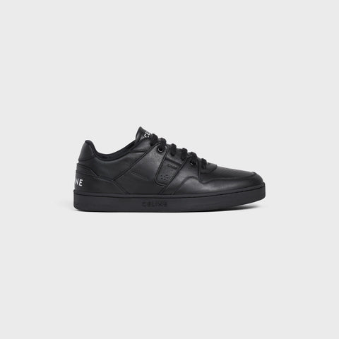 Celine CT-04 Celine Trainer Low Lace-up Sneaker In Calfskin Black / Black