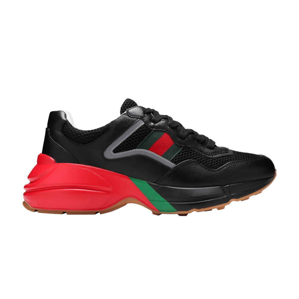 Gucci Rhyton 'Black Red Green Reflective'