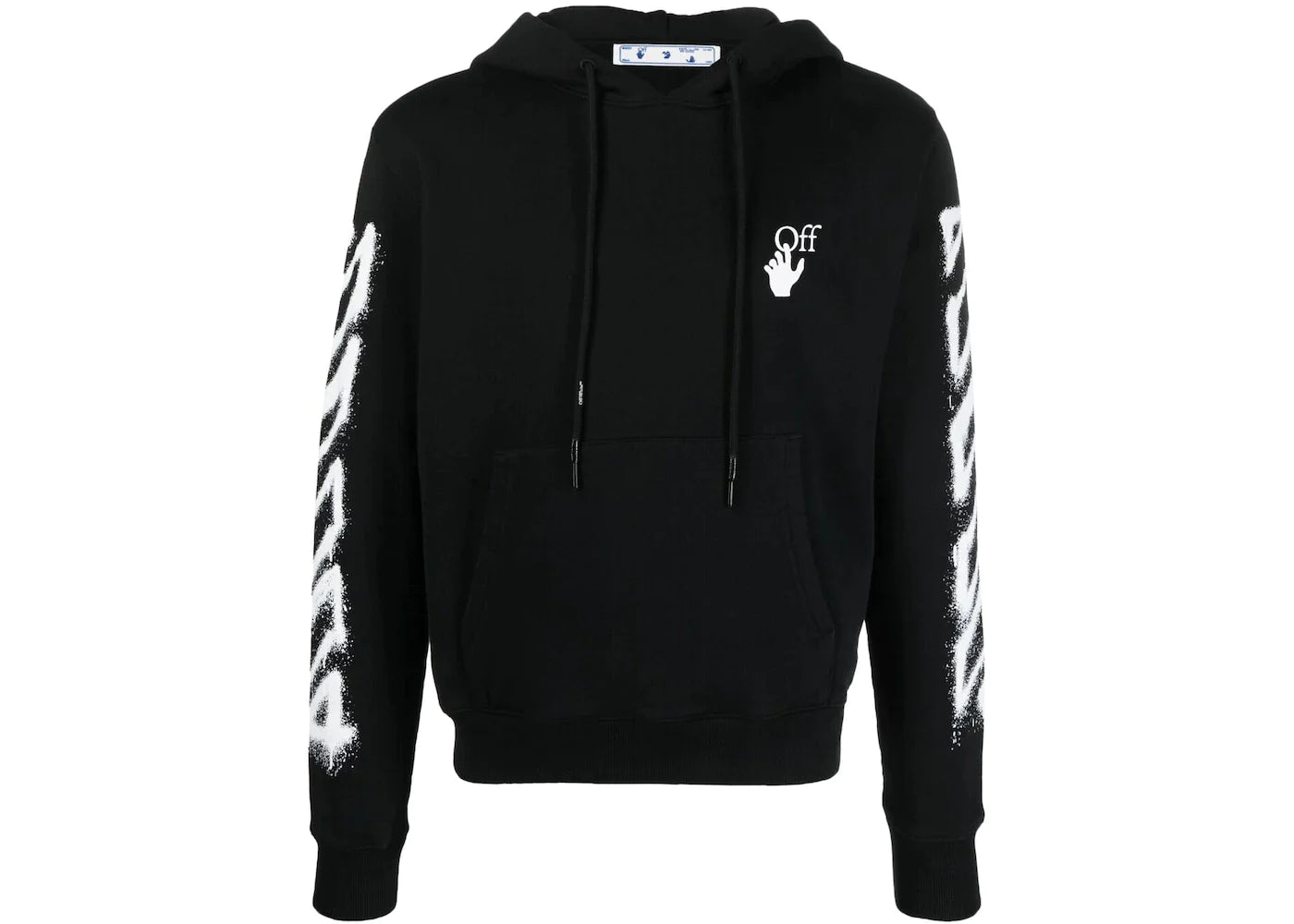 Off-White Spray Marker Hoodie Black/White