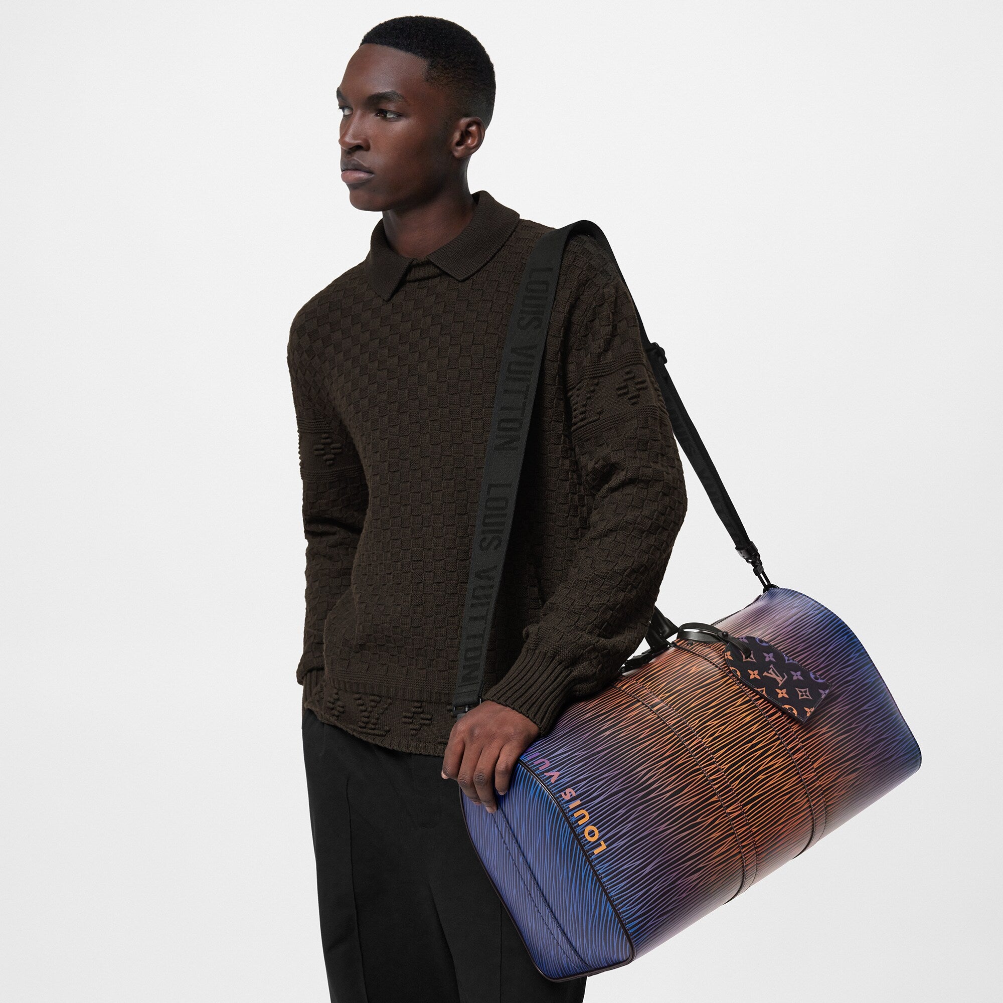 Keepall Bandoulière 50 Gradient Electric Sun