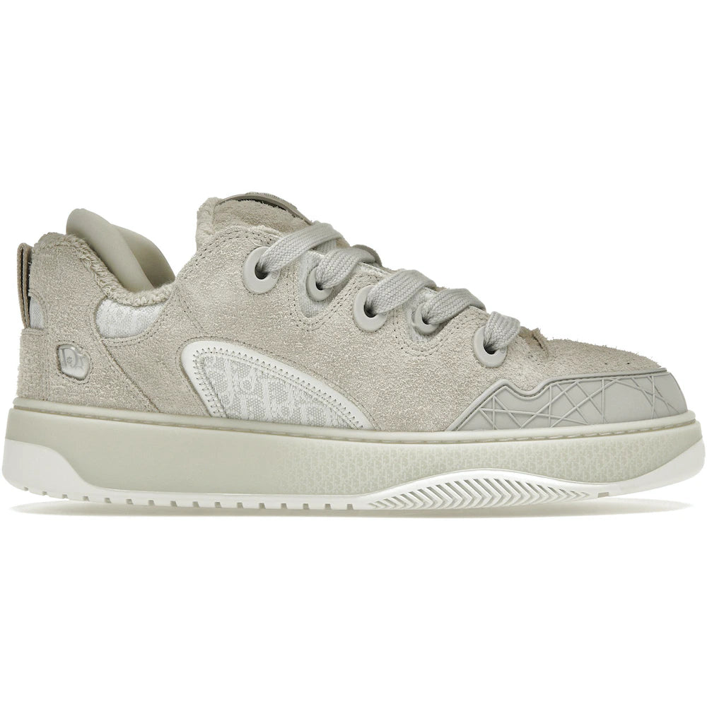 Dior B9S Skater ERL Cream Suede with White and Cream Dior Oblique Jacquard