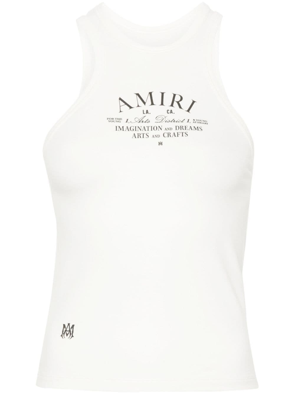Logo-print cotton top