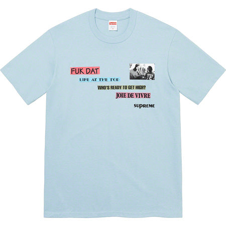 Supreme Joie De Vivre Tee Dusty Blue