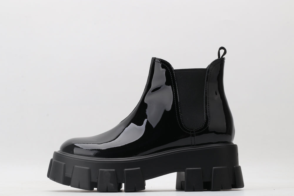 Prada Monolith brushed leather Chelsea boots