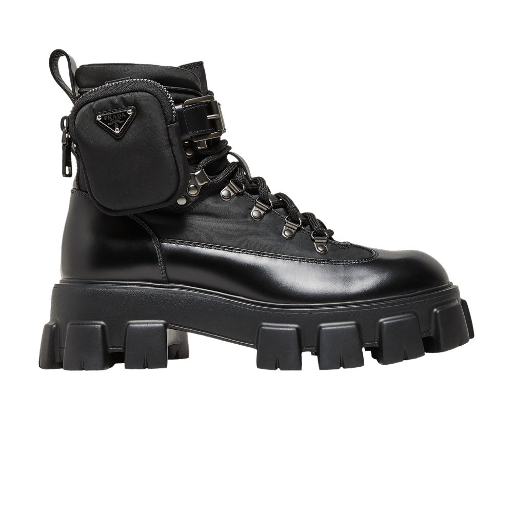 Prada Monolith Boot Brushed Rois 'Black'