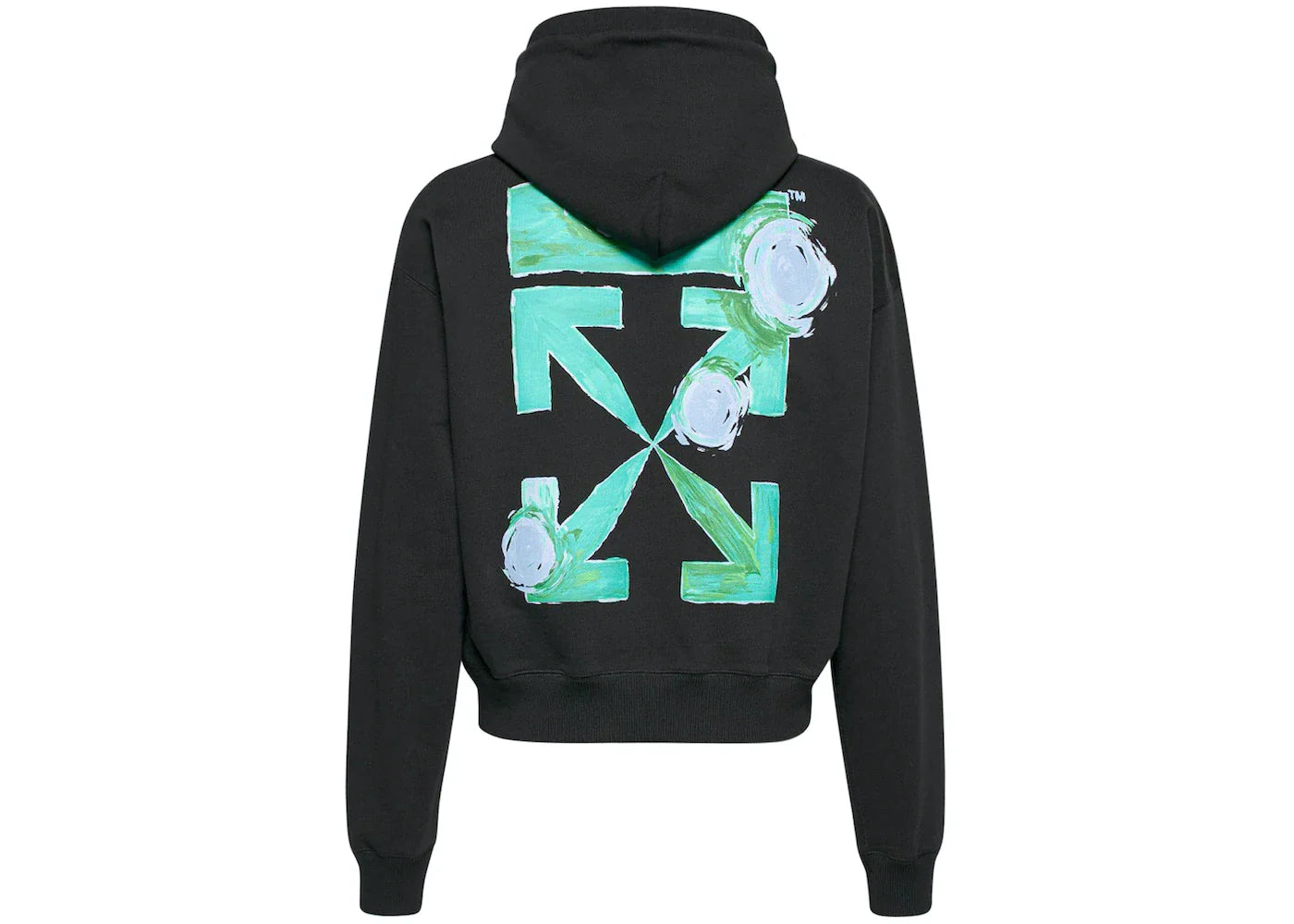 Off-White Tornado Arrow Logo Hoodie Black/Multi