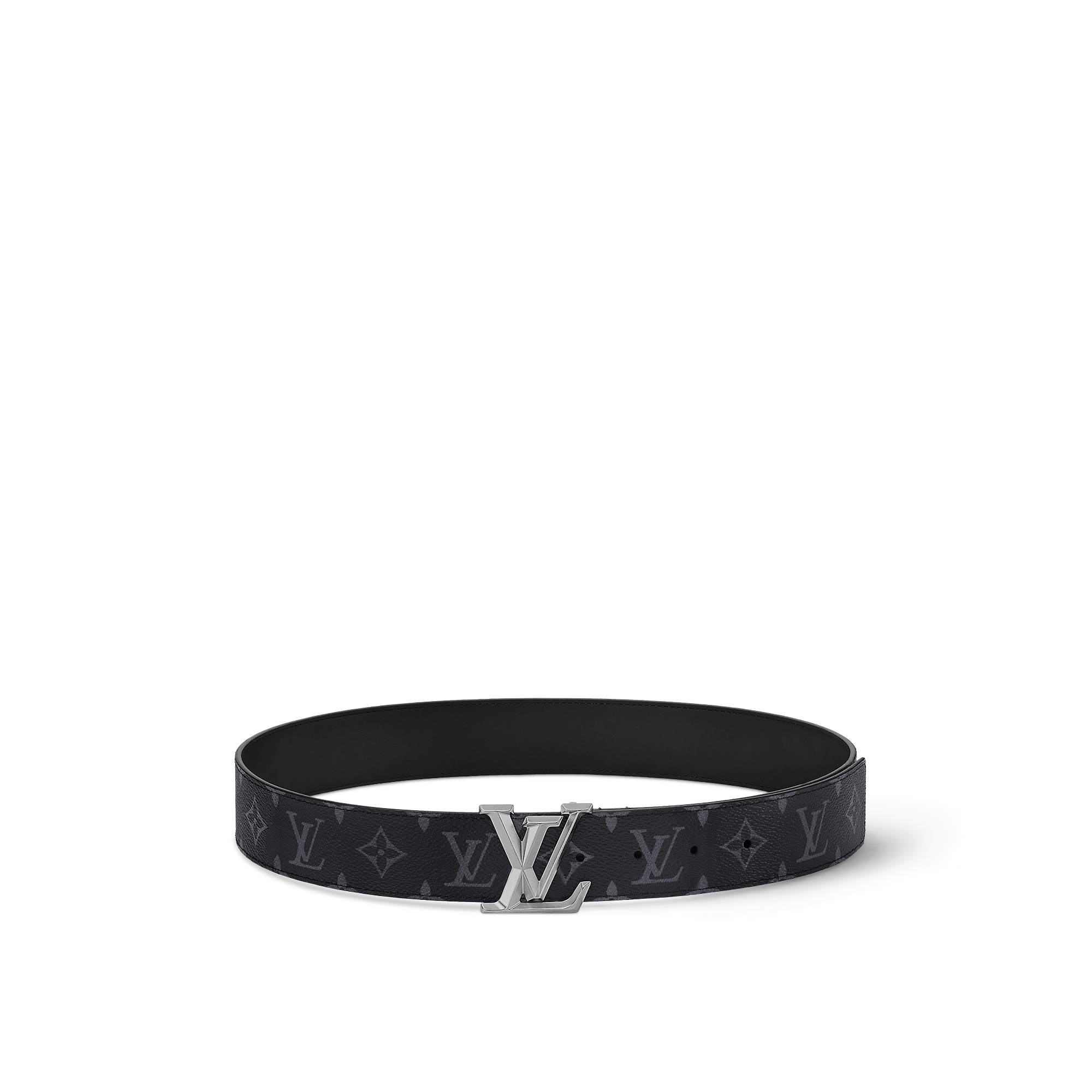 LV Pyramide 40mm Belt Monogram Eclipse Canvas