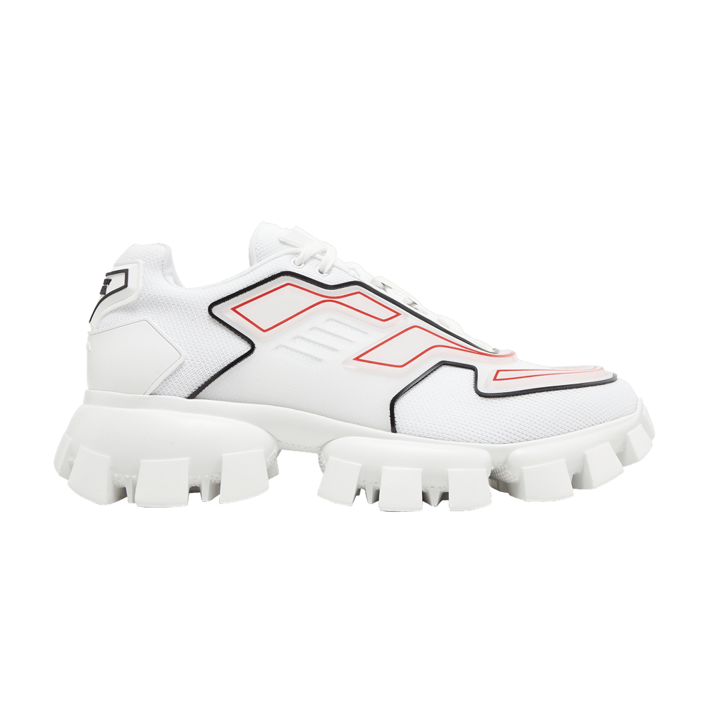 Prada Cloudbust Thunder Knit 'White Red'