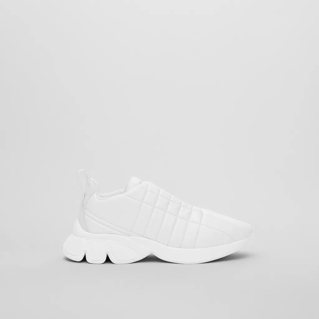 Burberry Quilted Leather Classic Sneakers White