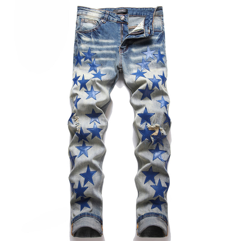 Amiri AMIRI Denim Blue Star