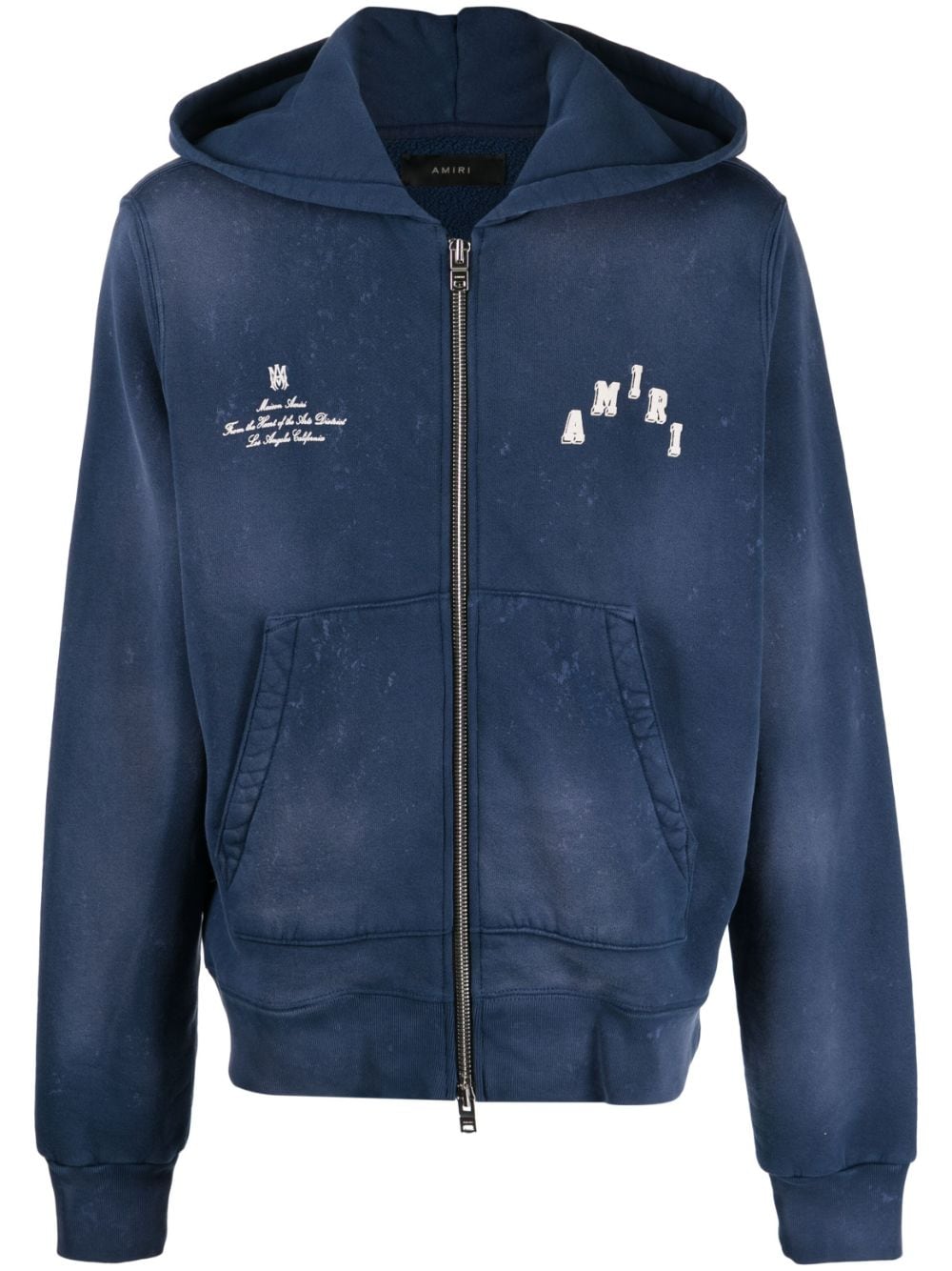 Vintage collegiate zip hoodie