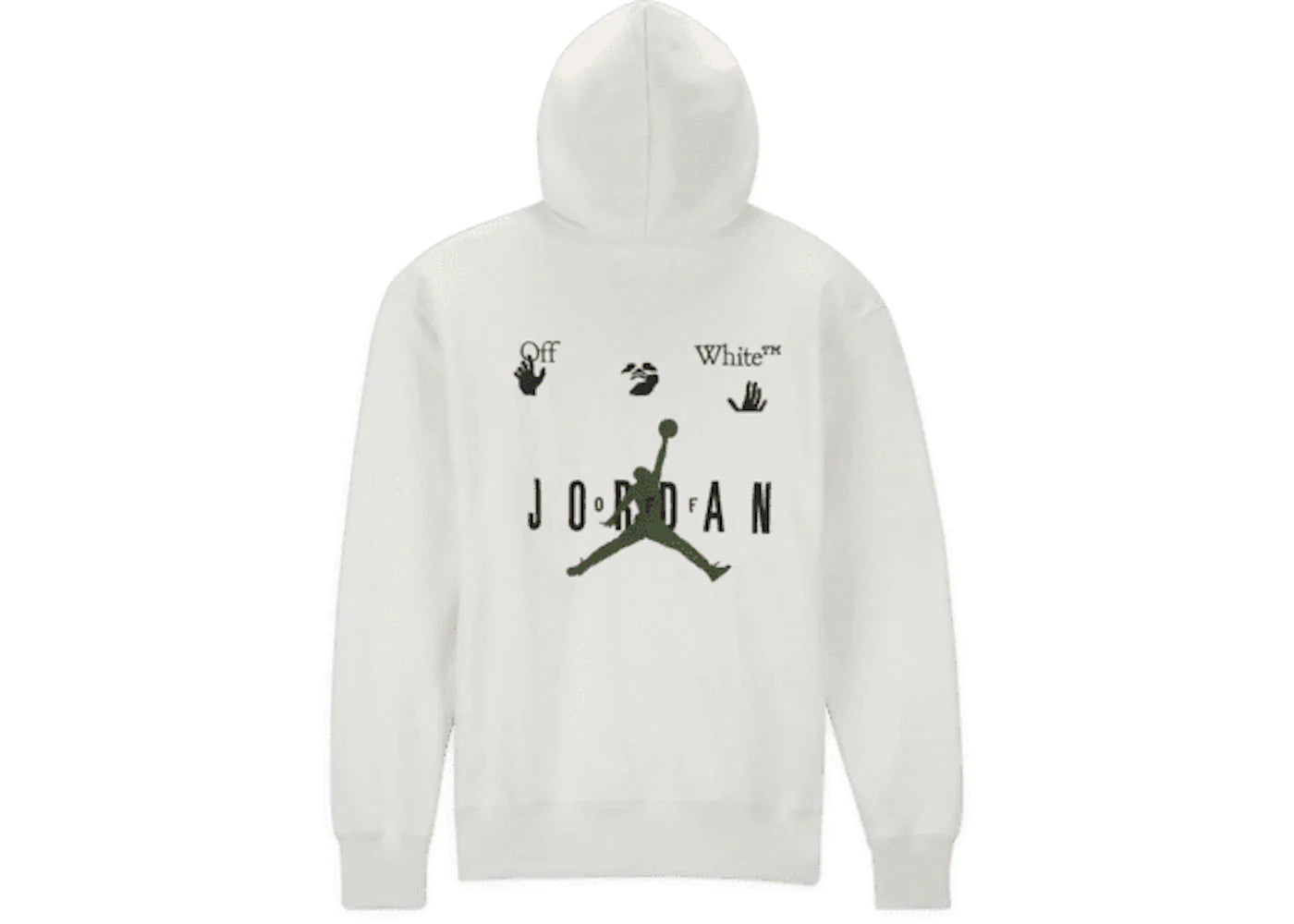 Off-White x Jordan Hoodie (Asia Sizing) White