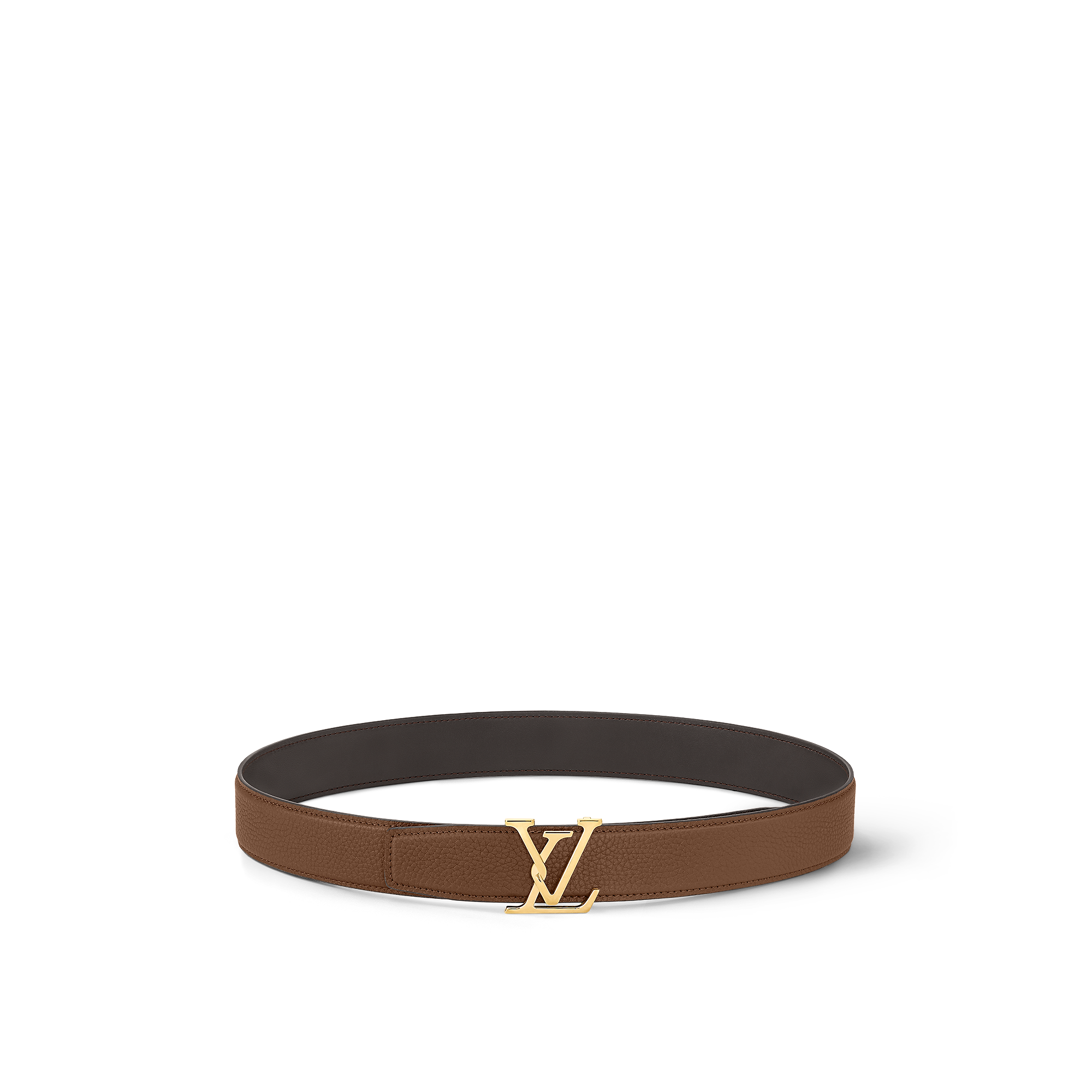 LV Attract 35mm Reversible Belt Other Leathers - Tabac