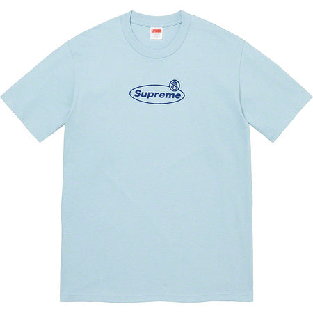 Supreme Warnig Tee Dusty Blue