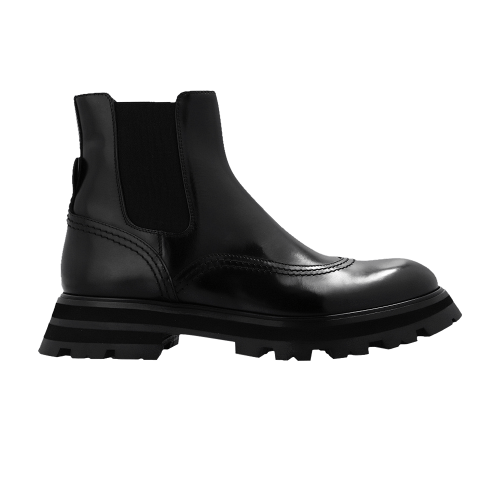 Alexander McQueen Wmns Wander Chelsea Boot 'Black' 2020