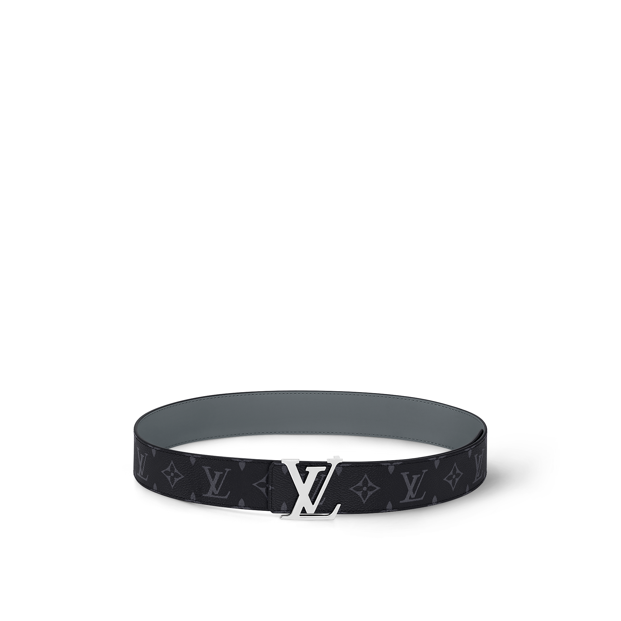 LV Initiales 40mm Reversible Belt Monogram Eclipse Canvas